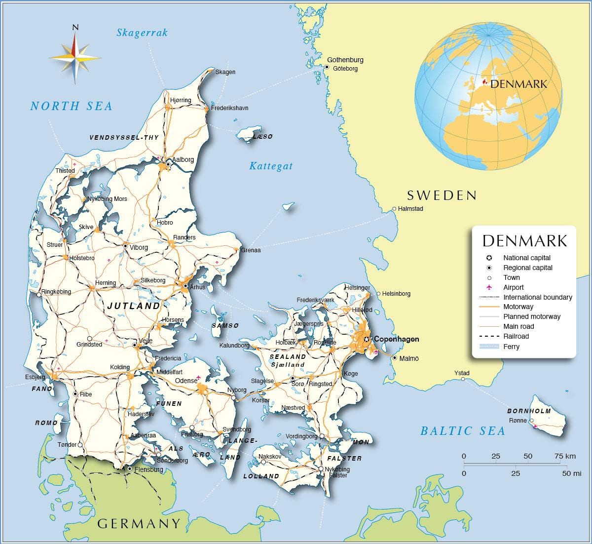 Karta Danske luka