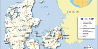Karta Danske luka