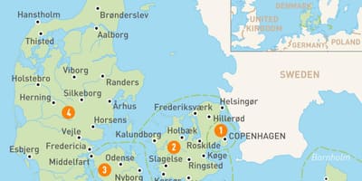 Karta Danske otoka