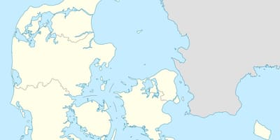 Karta Danske vektor