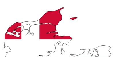 Kartice Danska zastava 